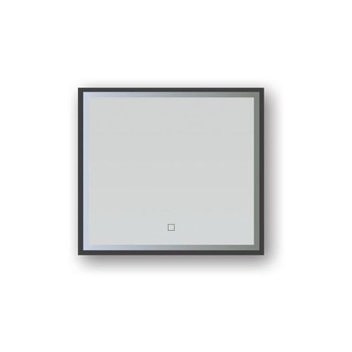 Broadway Rectangular Black Frame LED Mirror