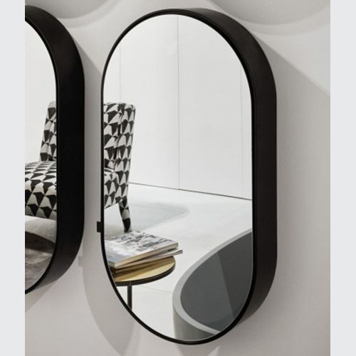 Catino Oval Mirror Cabinet by Cielo