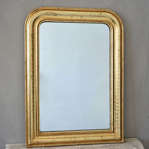 Antique French Louis Philippe Gilded Mirror