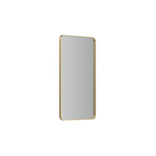 Frame XL 1200 Rectangle Mirror Brushed Brass