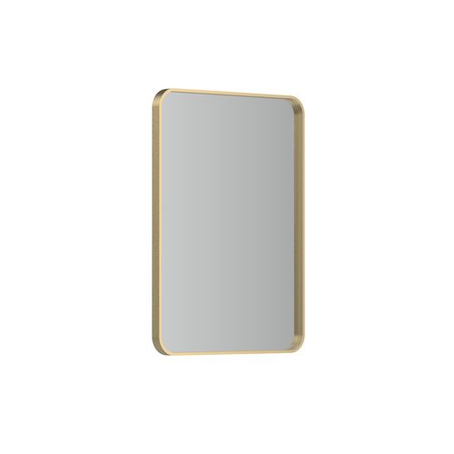 Frame XL 900 Rectangle Mirror Brushed Brass
