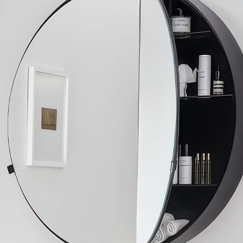 Round Box Mirror by cielo