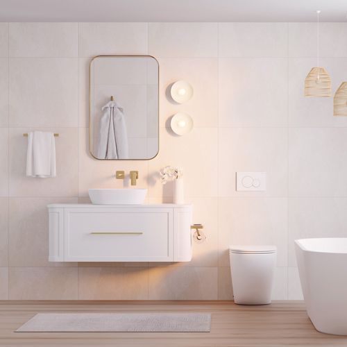 Mila Curved Wall Hung Vanities