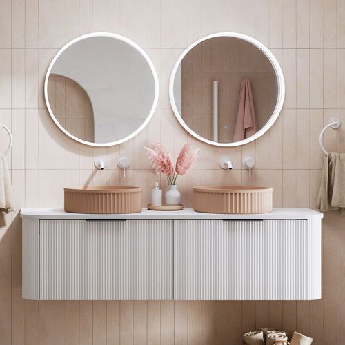 Minka Curved Wall Hung Vanities