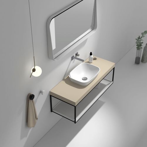 G2729 1200mm Wall Hung Timber Open Shelf Vanity