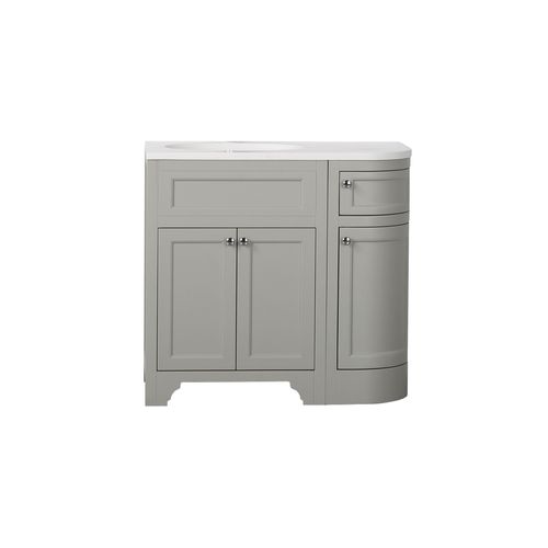 Kzoao 900mm Grey England Freestanding Vanity (left)