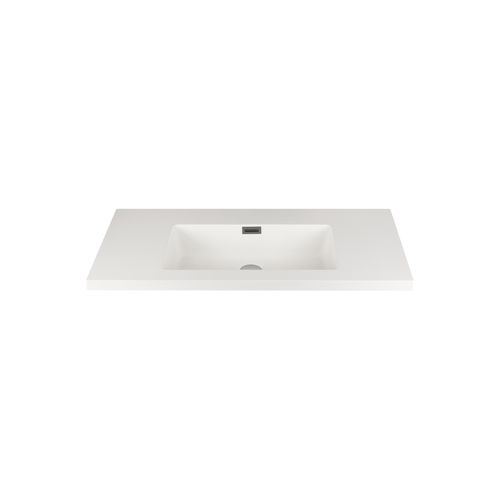 Kzoao 900mm Honed Lexus Top Matte White