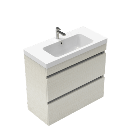 Brookfield Slim Wall Hung Double Height Vanity