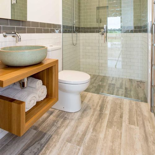 Cascade Vanity 1800 - Bamboo Wood