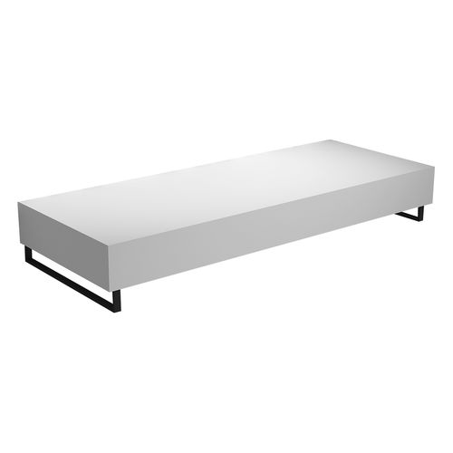 Wall Mount Slab 1500 x 460 x 120mm Matte White Stone