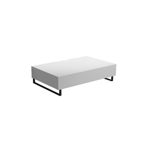 Wall Mount Slab 900 x 460 x 120mm Matte White Stone