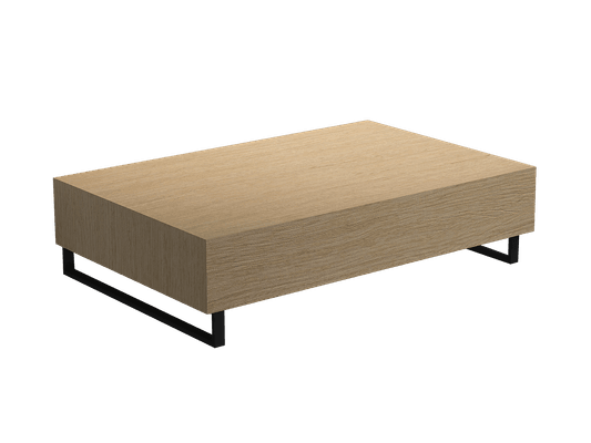 Wall Mount Slab 900 x 460 x 120mm Oak Veneer