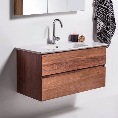 Sharp 1200 Wall-Hung Vanity 2 Drawers