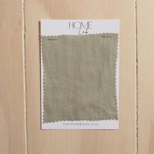 100% French Flax Linen Fabric Swatch