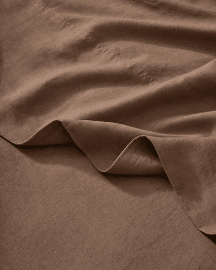 Ravello Linen Flat Sheet - Biscuit | Weave Home Bed Linen