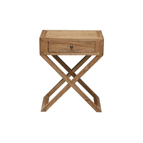 Italia Riviera Bedside with Cross Legs