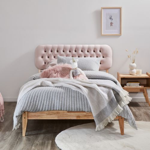 Halo King Single Bed Frame | Natural Hardwood