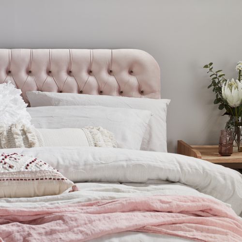 Halo Double Bed Frame | Natural Hardwood