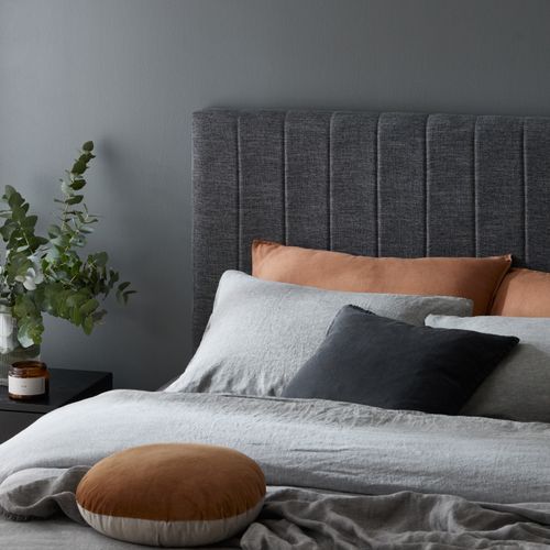 Cannes 2PCE Queen Upholstered Headboard and Base Bundle