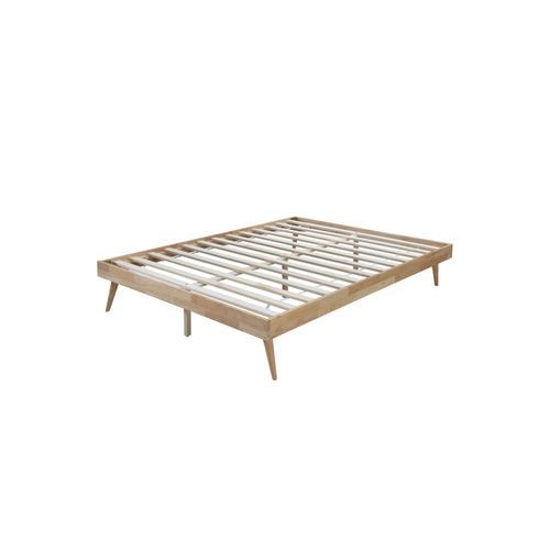 Franki Queen Hardwood Bed Base | Natural