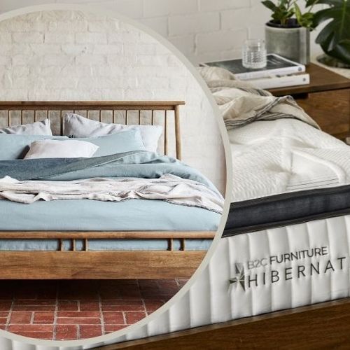 Hibernate Bedroom Buddy Package | Rome Queen Bed + Mattress Bundle