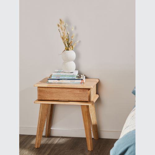 Ari Bedside Table | Natural Hardwood