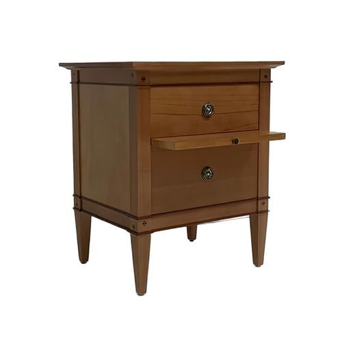Trenail Bedside Cabinet 2 Drawer/Slide