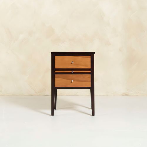 Newport Bedside Cabinet Pair 2 Drawer/Slide