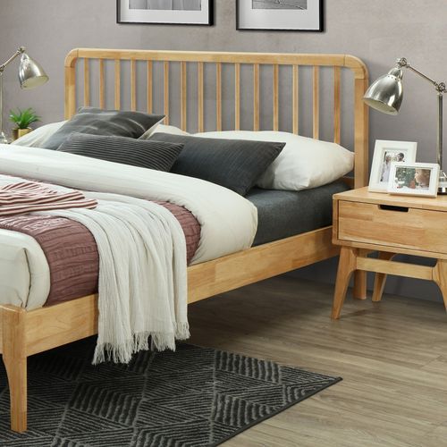Paris Hardwood Bedside Table | Nightstand | Natural
