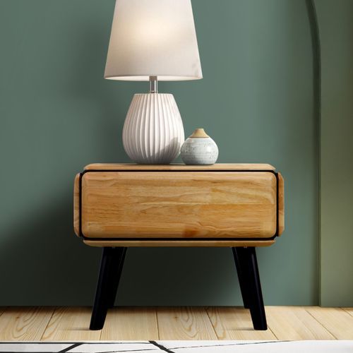 Casa Hardwood Side Table | Natural