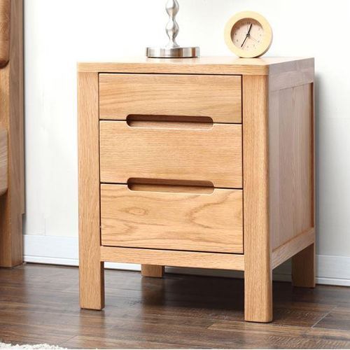 Humbie Natural Solid Oak Bedside Table