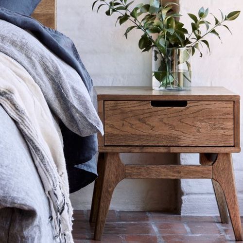 Paris Hardwood Bedside Table | Nightstand | Walnut