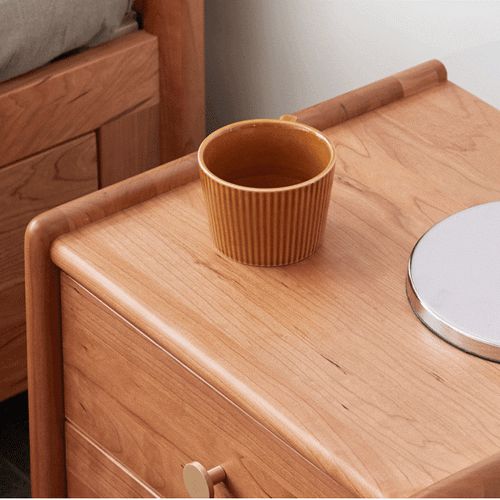 Prunus Solid Cherry Bedside Table