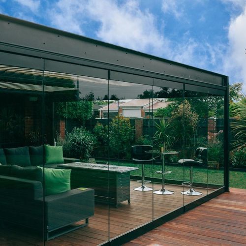 Skyline Bifold Frameless Glass Doors