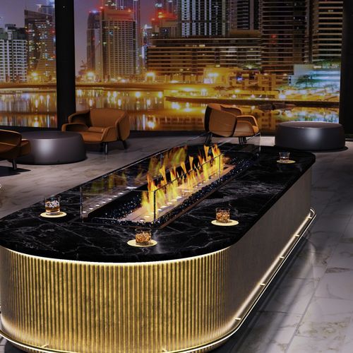 Linear 90 Fire Pit Kit by EcoSmart+