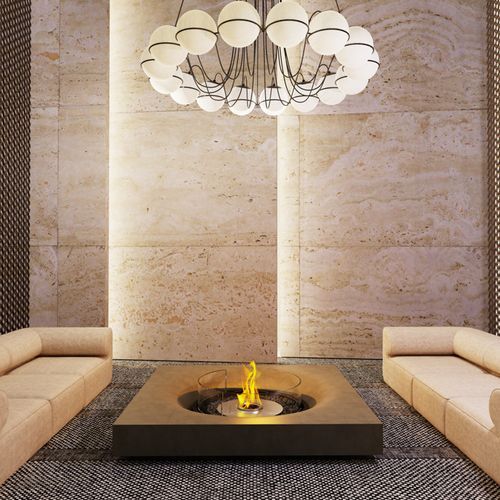 Round 20 Biofuel Outdoor Fire Pit by EcoSmart+