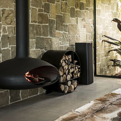 Aurora Hearth Suspended Fireplace