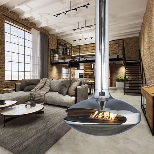 Aurora Marino Suspended Fireplace