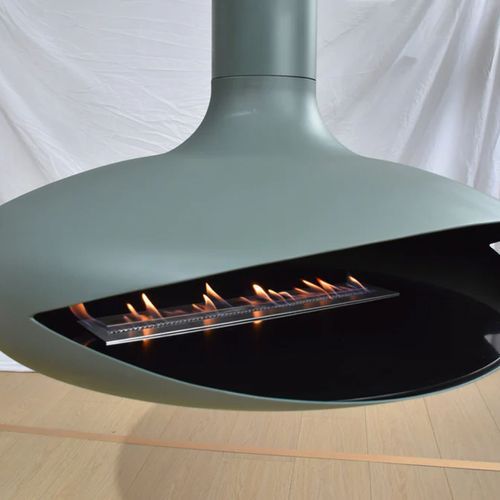 Zen Elegante 1200 Bio-Ethanol Suspended Fireplace