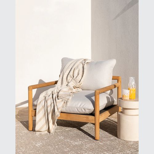 Baya Banksia Throw - Almond | Summer Outdoor Style