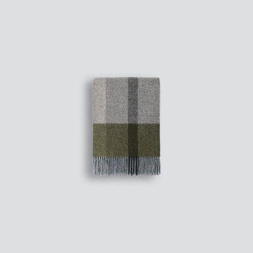 Baya Brunswick Throw - Olive | Pure NZ Wool