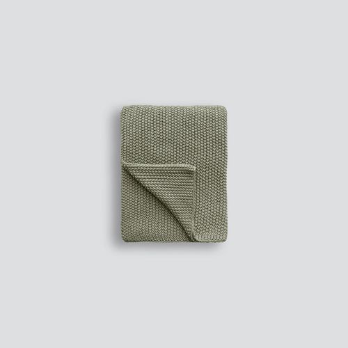 Baya Devon Throw - Sage | Organic Cotton