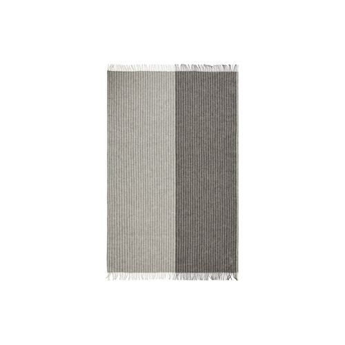 Weave Home Clyde Throw Blanket - Grey | 100% Wool | Large Size