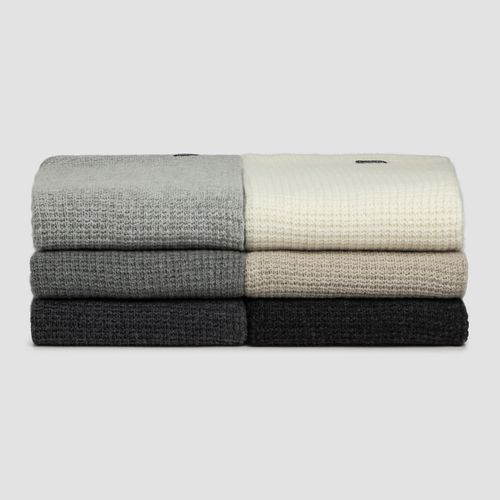 Chunky Box Angora & Merino Wool Throws