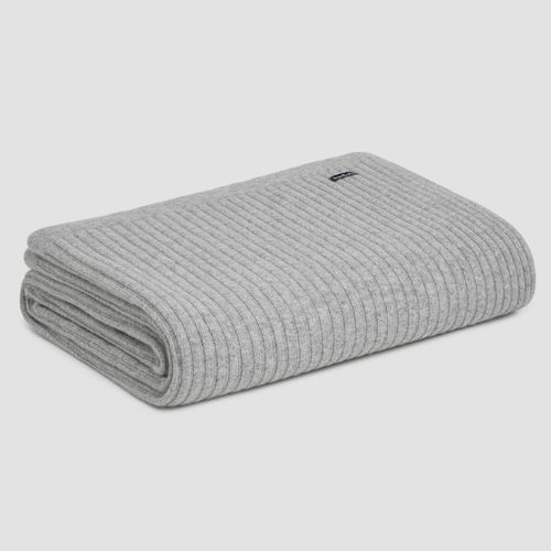 Wide Rib Angora & Merino Wool Throws