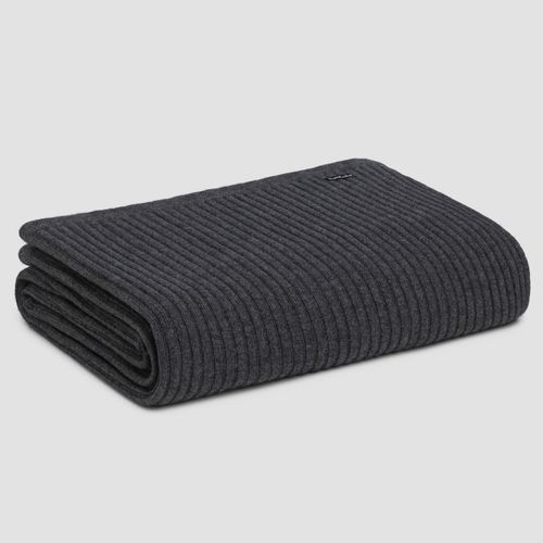 Wide Rib Angora & Merino Wool Throws