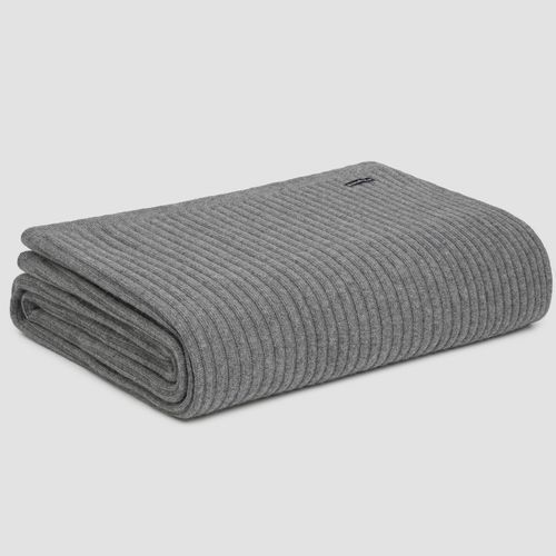 Wide Rib Angora & Merino Wool Throws