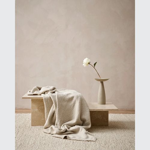 Baya Cromwell Throw - Neutral | Cotton Blend