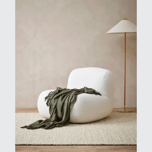 Baya Richmond Throw - Dark Olive | Acrylic/Wool Blend