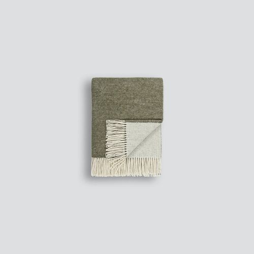 Baya Casa Throw - Kale | Merino Blend